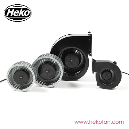 HEKO DC120mm 58W مروحة طرد مركزي منحنية للأمام مقاومة للماء