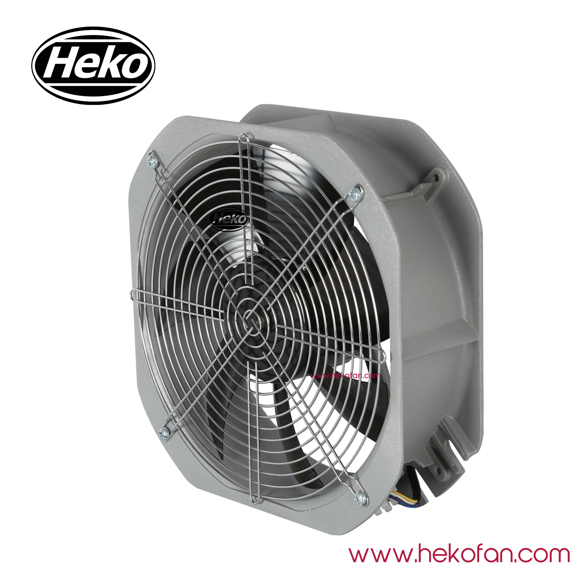 HEKO DC250mm 24V 48V تكييف الهواء HVAC مروحة المحرك المحوري