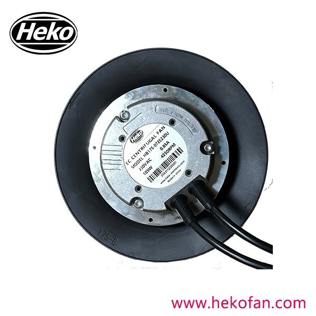 الجيل الجديد من مروحة عادم الطرد المركزي بدون فرش HEKO EC175mm