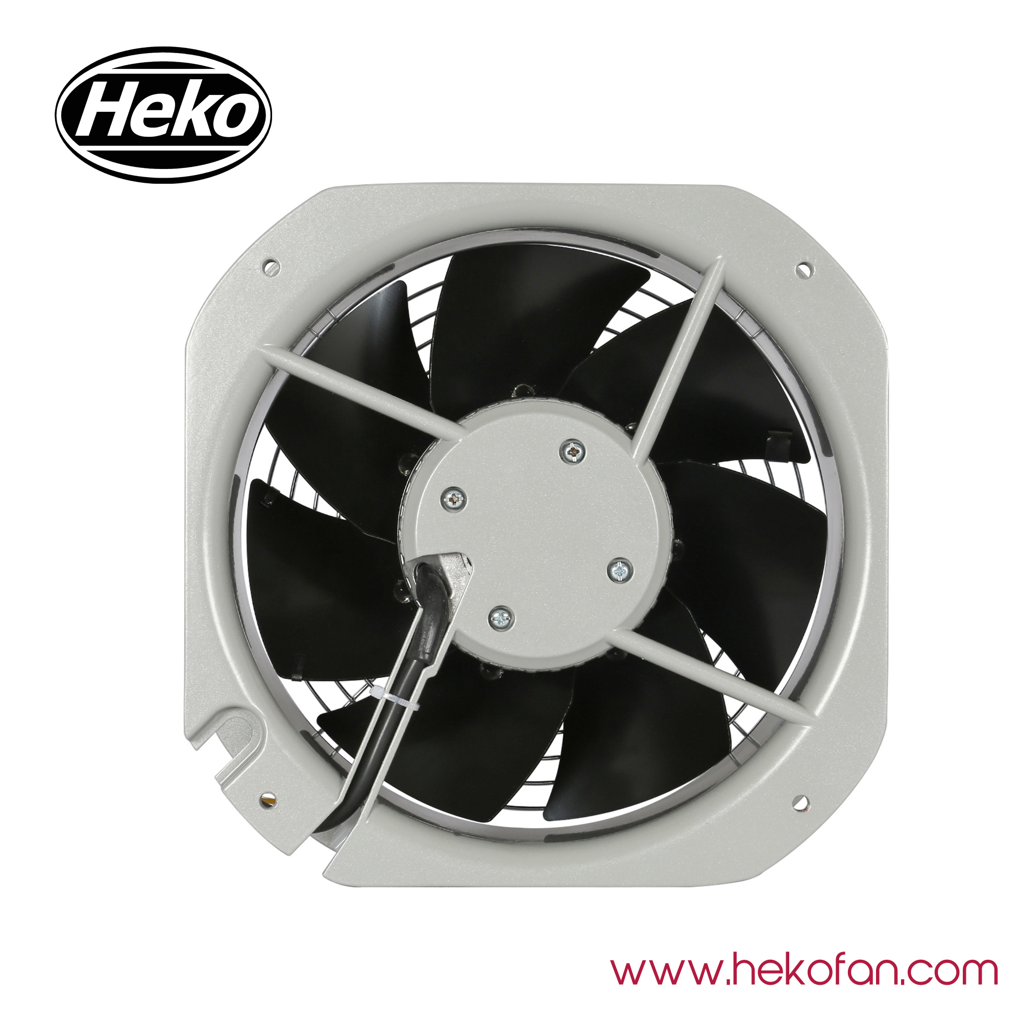 HEKO DC200mm 24V 48V مروحة تبريد محورية للدفيئات الزراعية 