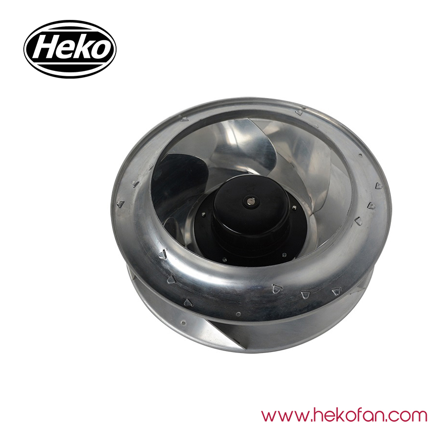 HEKO DC310mm 24V 48V فرن المطبخ مروحة العادم الطرد المركزي