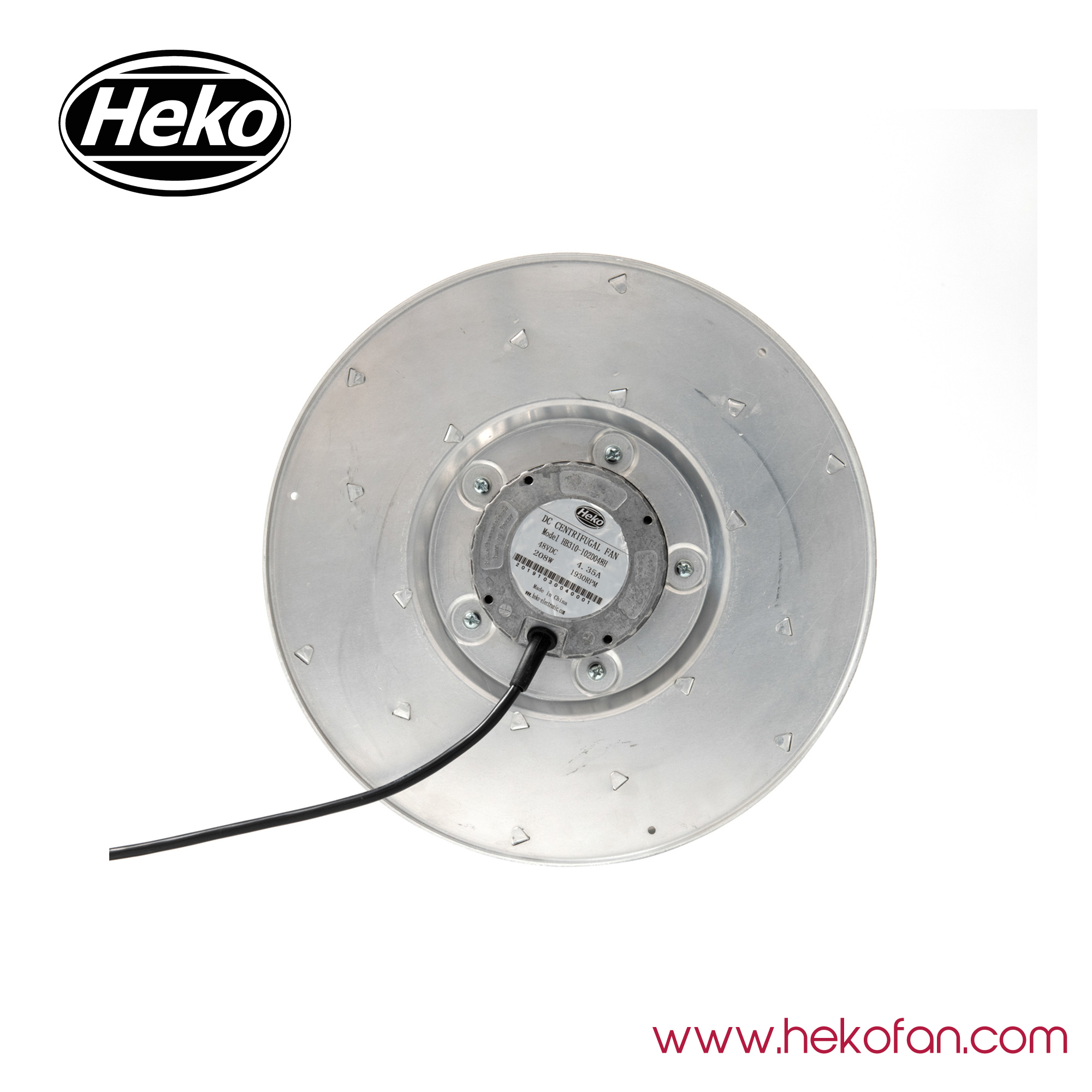 HEKO DC102mm مروحة محرك الطرد المركزي لتنقية الهواء