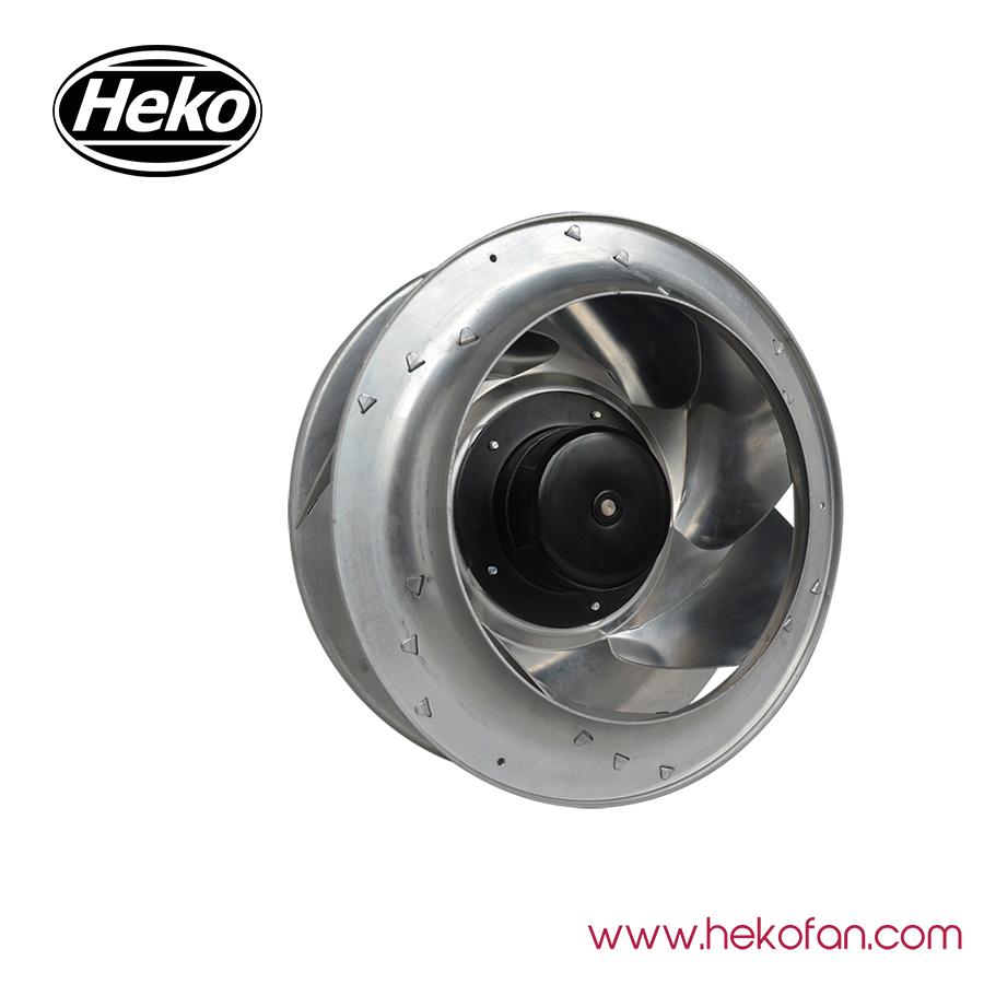 HEKO DC310mm 24V 48V فرن المطبخ مروحة العادم الطرد المركزي