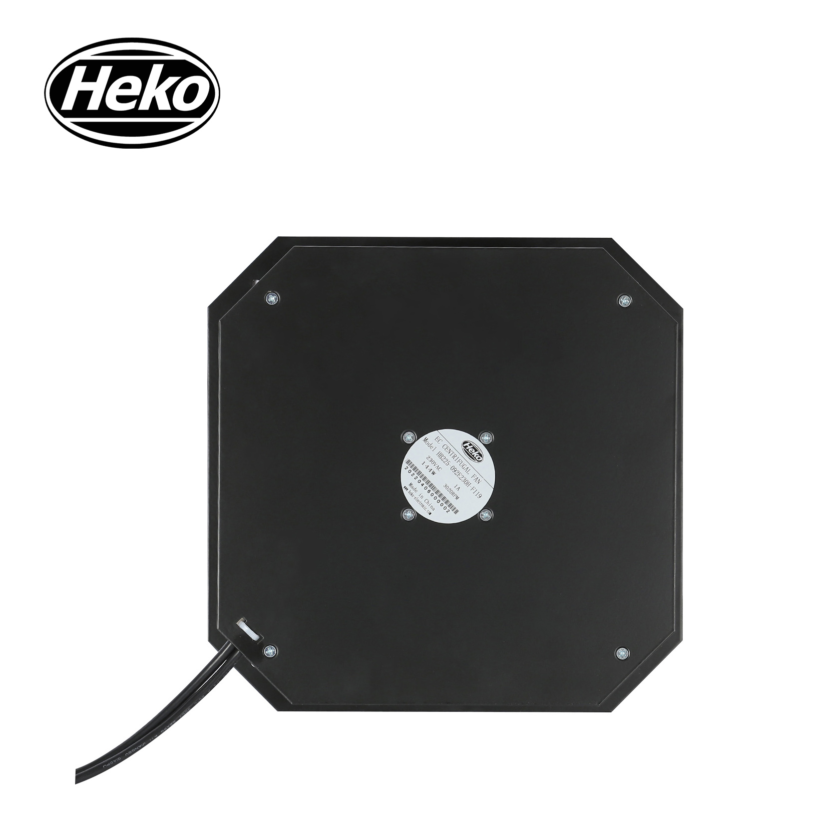 HEKO EC225mm مروحة الطرد المركزي الصناعية الخلفية 