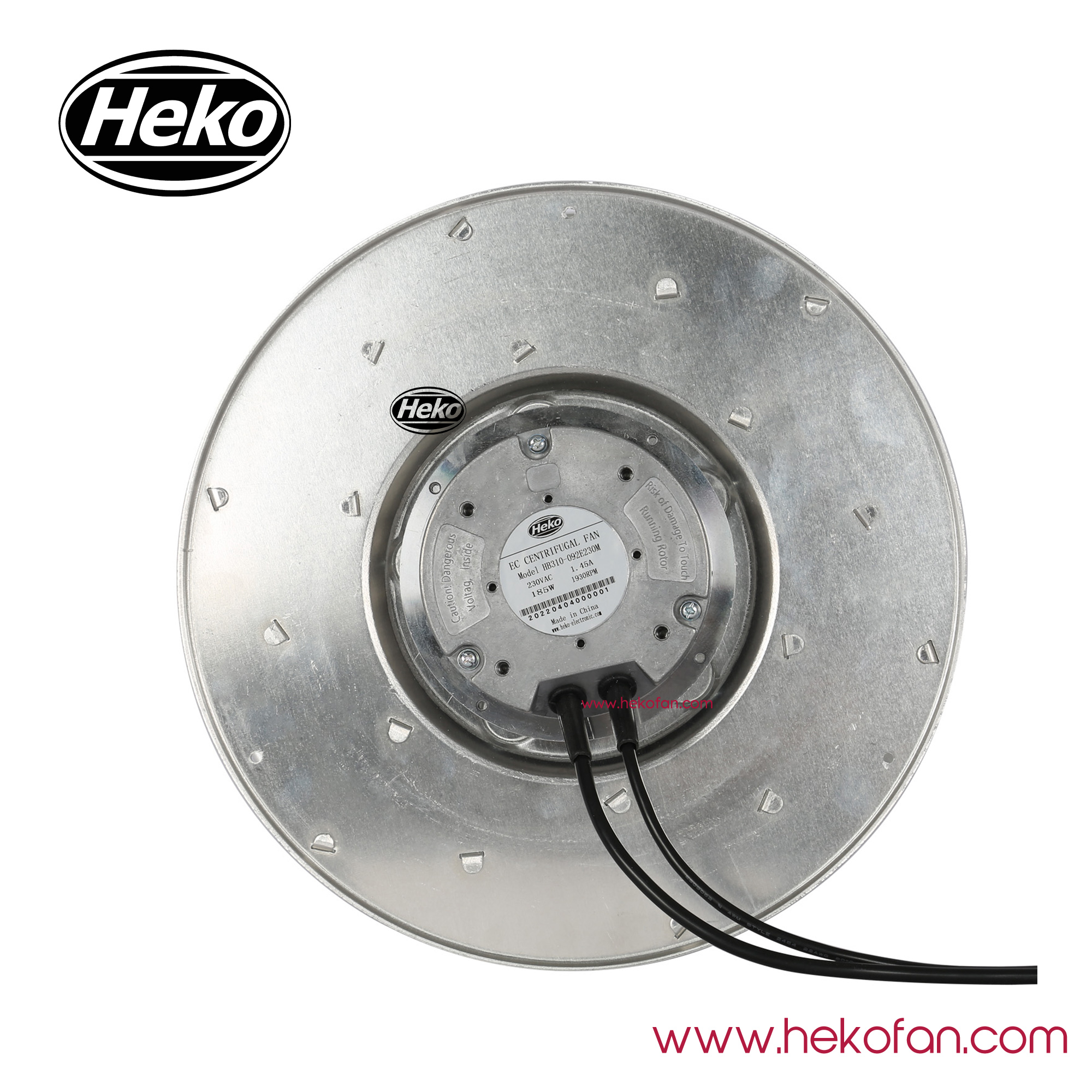 HEKO EC310mm صناعة منخفضة الضوضاء منفاخ الطرد المركزي 