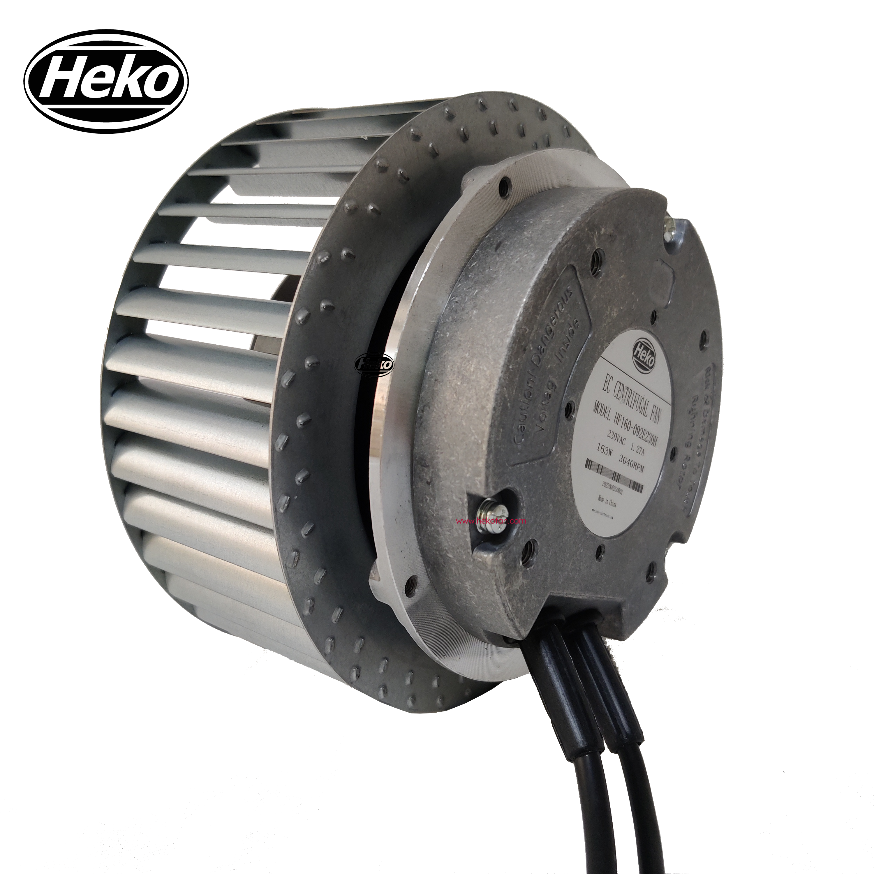 HEKO EC160mm 230V مروحة طرد مركزي منحنية صناعية للأمام