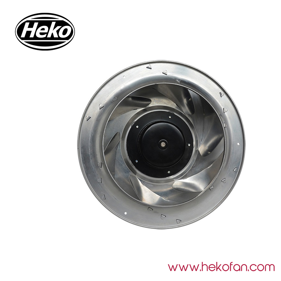 HEKO DC310mm 24V 48V فرن المطبخ مروحة العادم الطرد المركزي