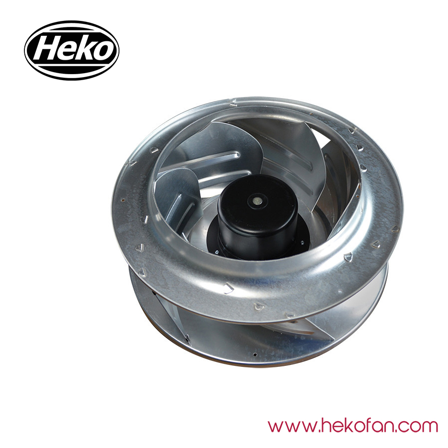 HEKO DC355mm مروحة طرد مركزي صناعية من الفولاذ المقاوم للصدأ