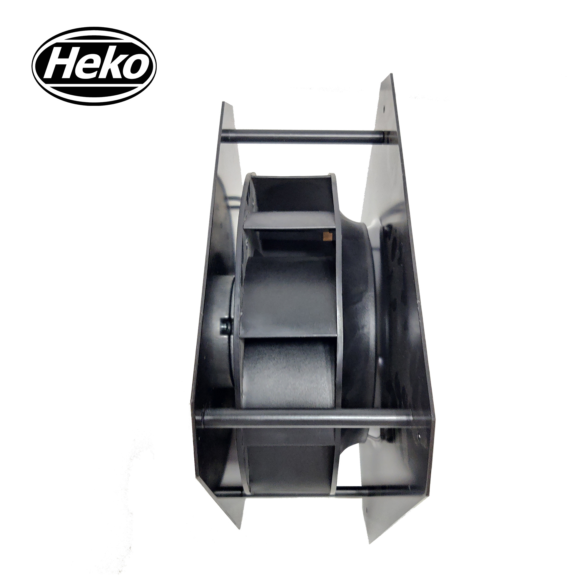 HEKO EC133mm 230VAC مروحة منفاخ طرد مركزي منحنية ذات كلمة خلفية مع حامل