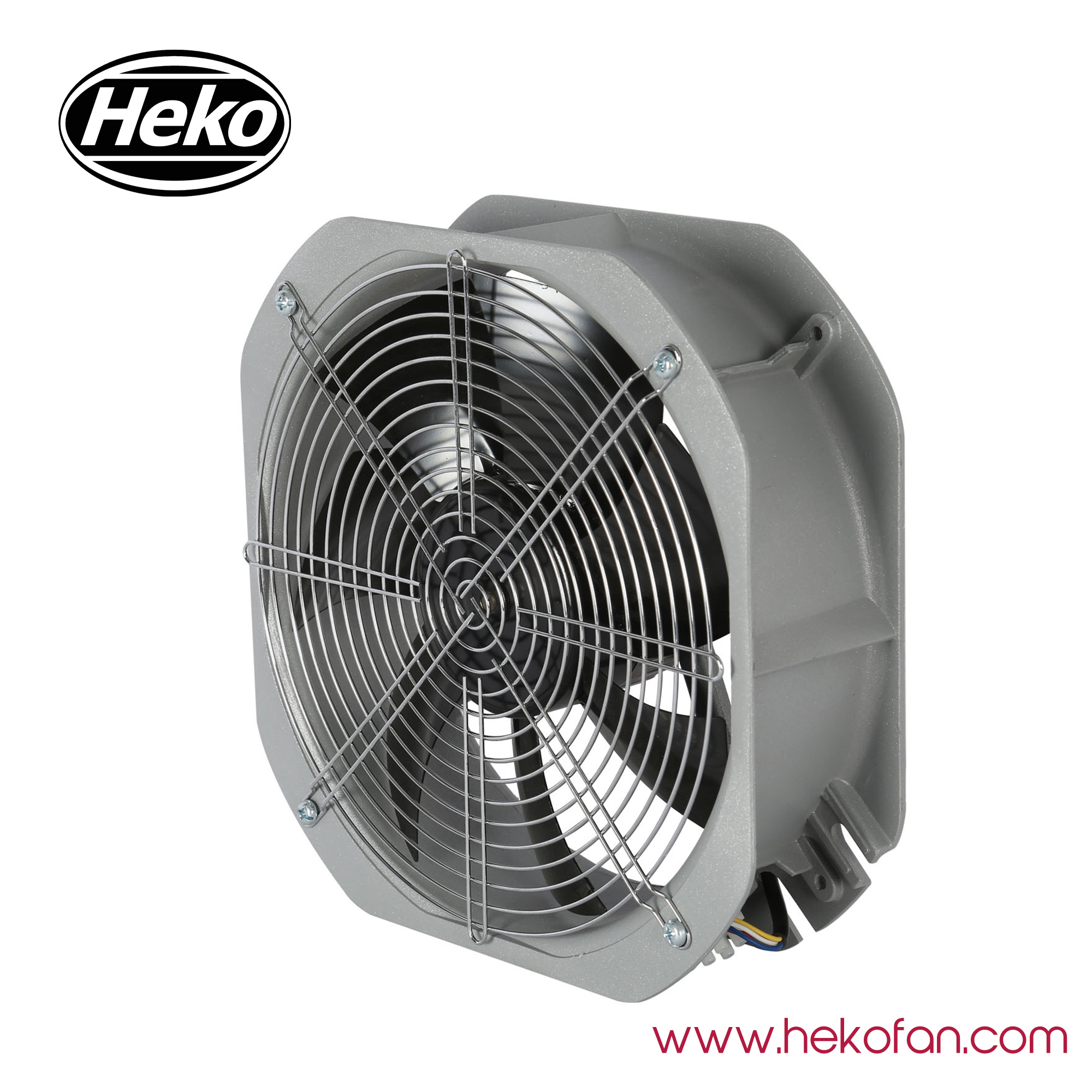 HEKO DC250mm 24V 48V تكييف الهواء HVAC مروحة محرك محورية