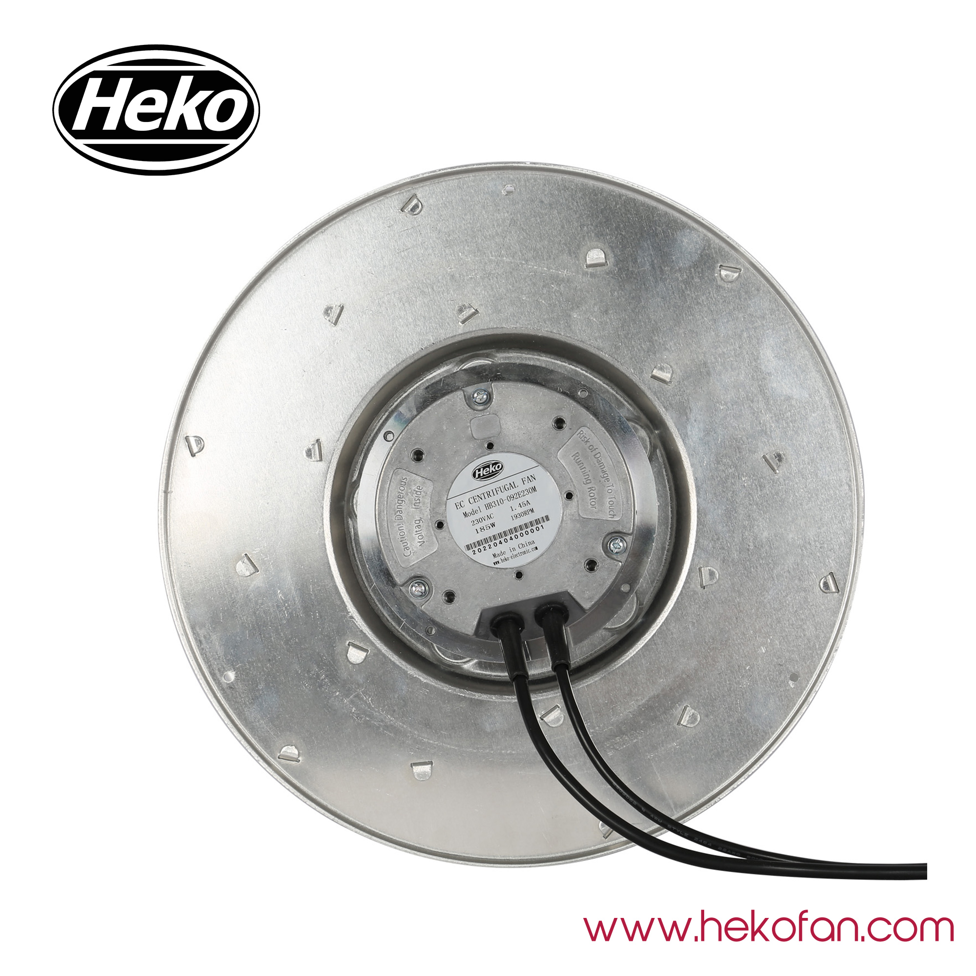 HEKO EC310mm صناعة مروحة طرد مركزي منخفضة الضوضاء 