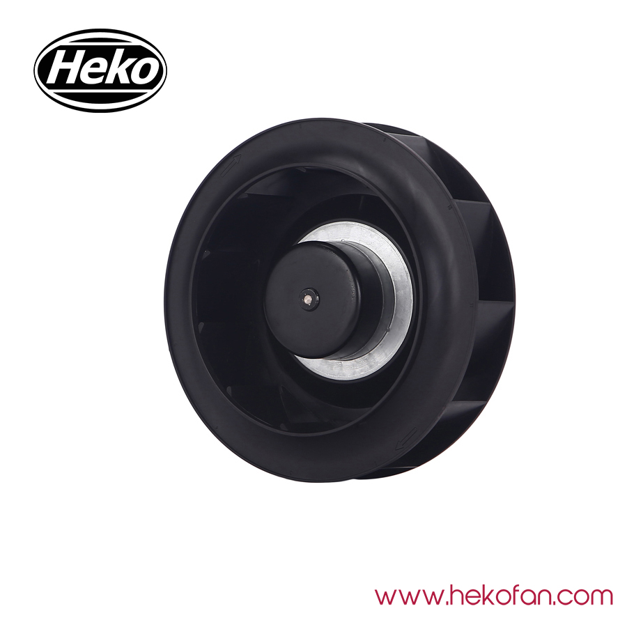 HEKO 220mm مروحة عادم صغيرة ذات ضغط عالٍ منحنية بالطرد المركزي