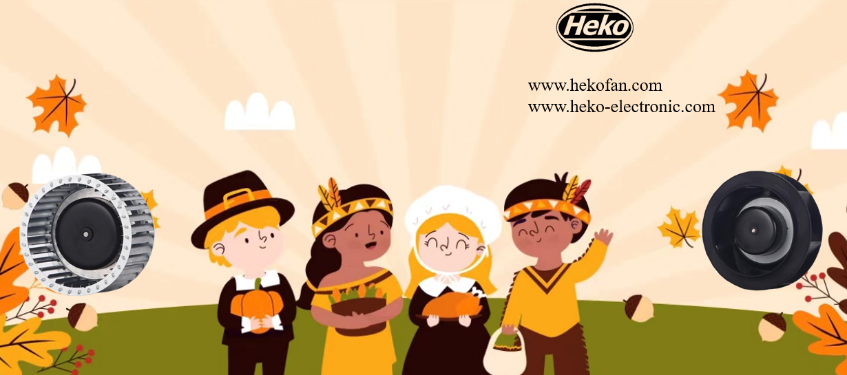 HEKO تحتفل بعيد الشكر مع مراوح الطرد المركزي