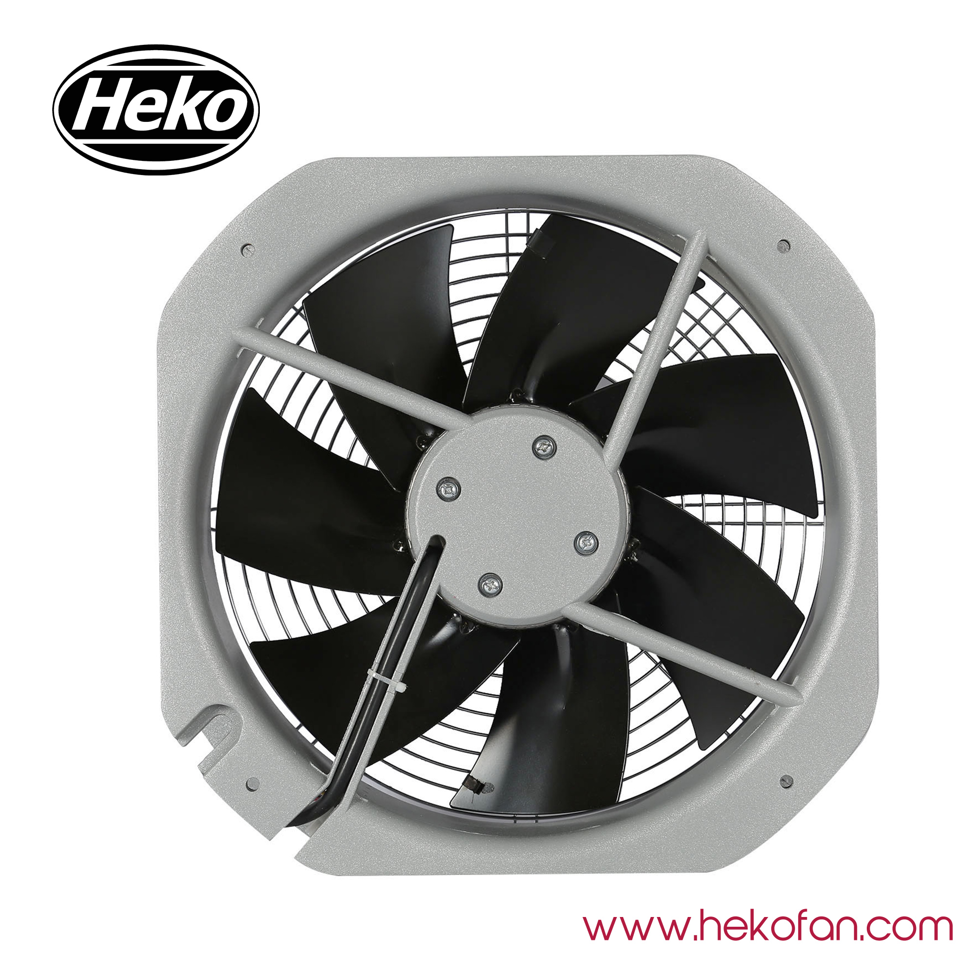 HEKO DC250mm 24V 48V تكييف الهواء HVAC مروحة محرك محورية