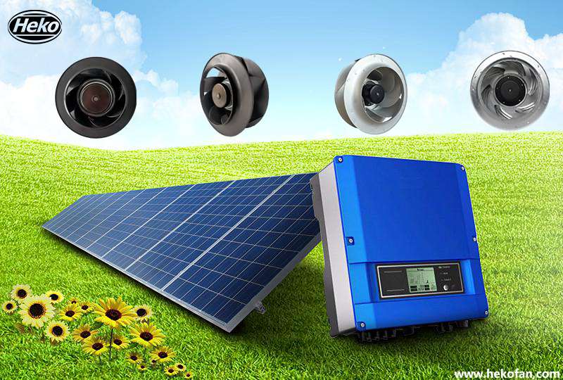 تطبيق مروحة من الخلايا الكهروضوئية